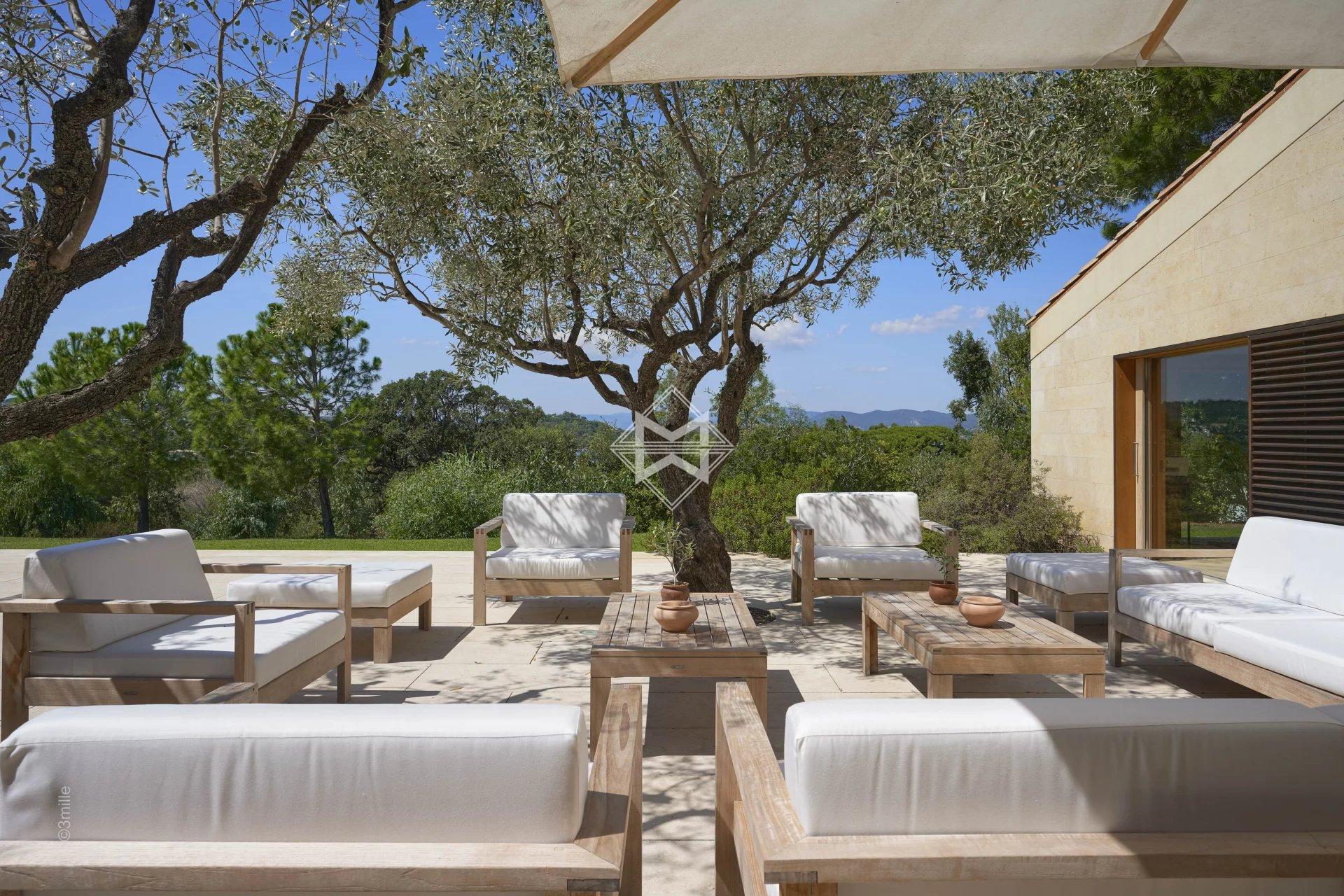 Vente Villa Saint Tropez Chambres Mer Les Parcs De Saint Tropez